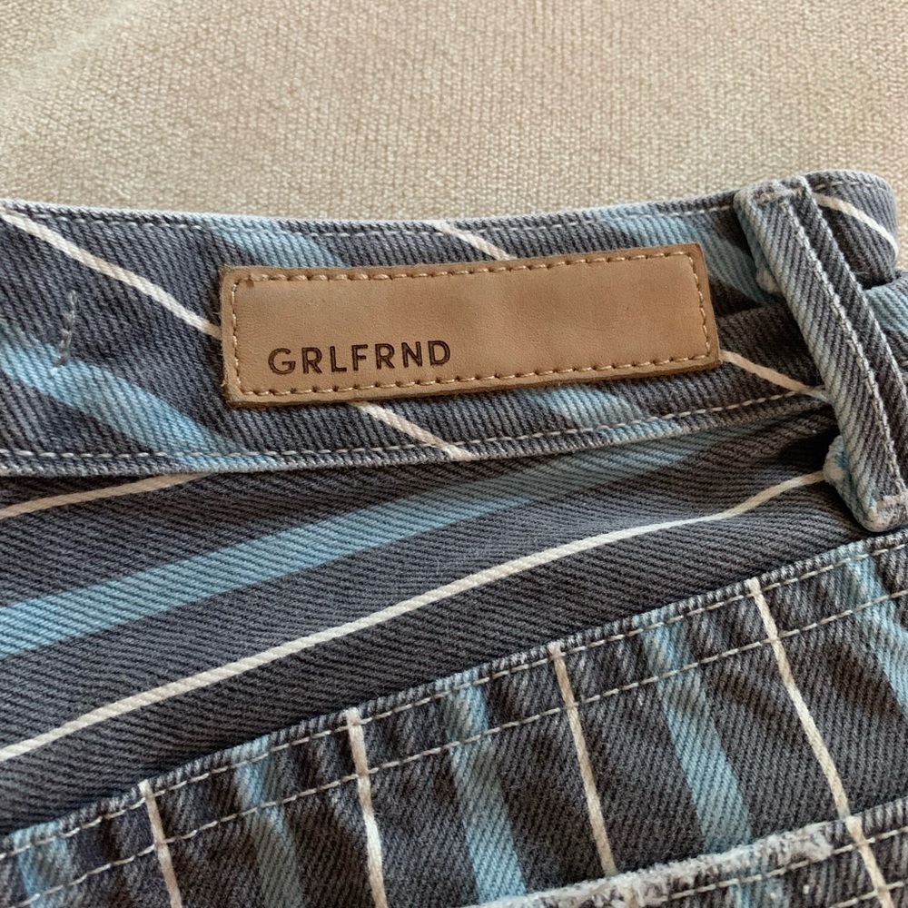 GRLFRND Cindy High Rise Cut Off Short Taffy Stripe Revolve 25 - Picture 6 of 6